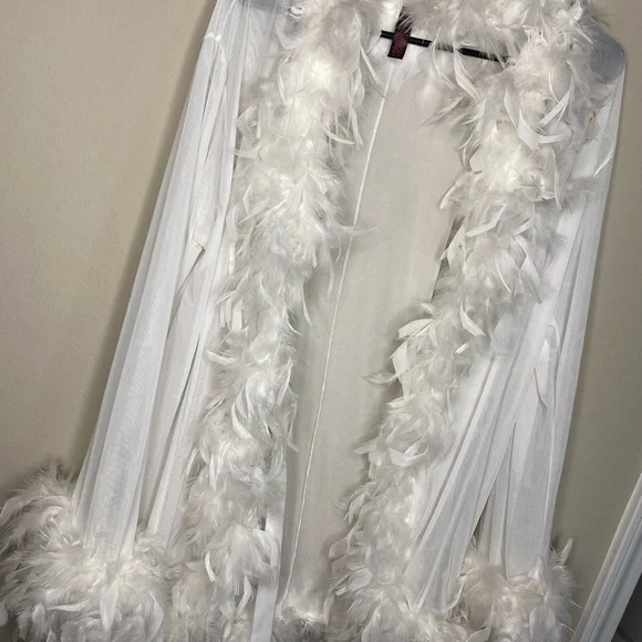 Fur Mesh Robe - Picture 4 of 5